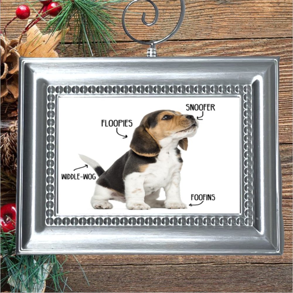 Beagle Puppy Dog Funny‎ Christmas Tree Ornament